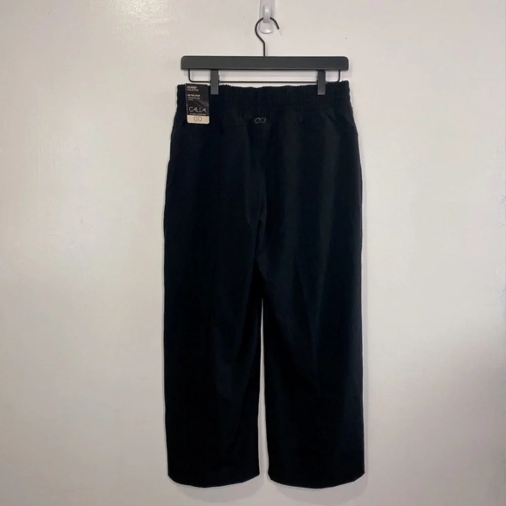 NWT Calia by Carrie Underwood Mid Rise Crop Jogger Pants Black S‎ - Picture 8 of 9
